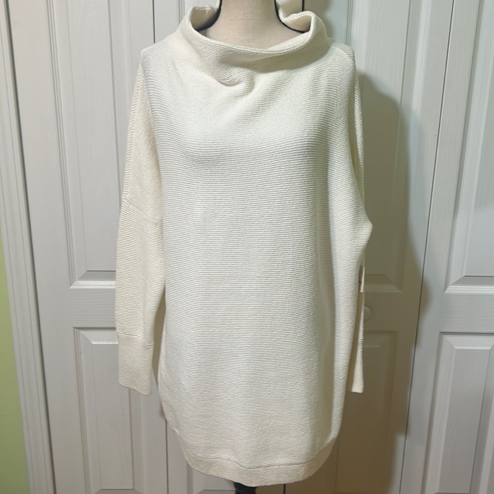 Free People Ottoman Slouchy Tunic - ecru